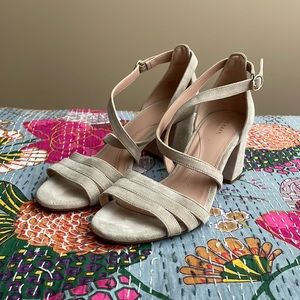 Cole Haan Womens Alicia City Strappy Suede Ankle Strap